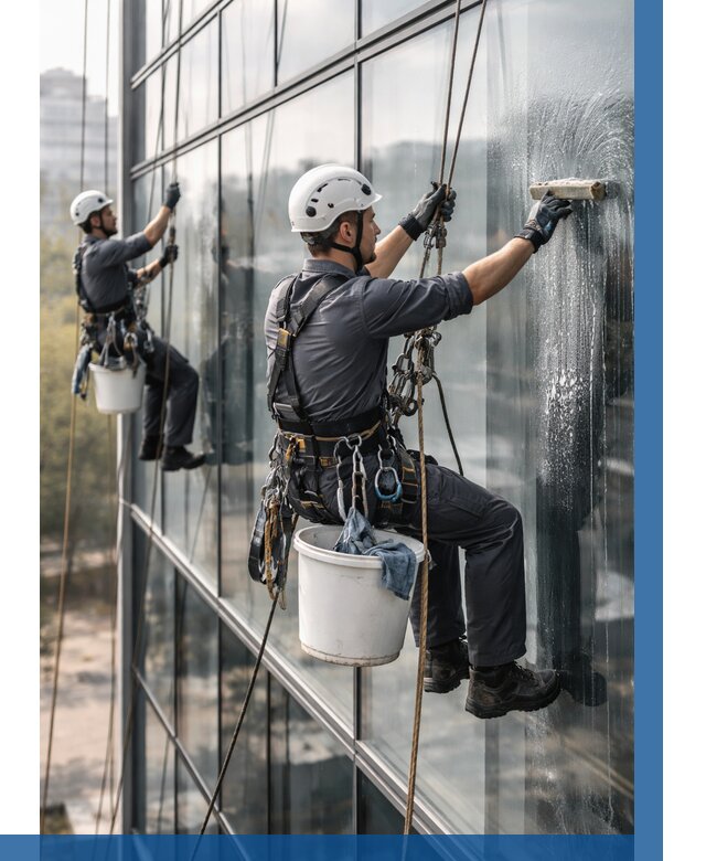 Мойка сплошного остекления в Брянске, заказать от 323 р.| ВЫСОТНИК-Бнк