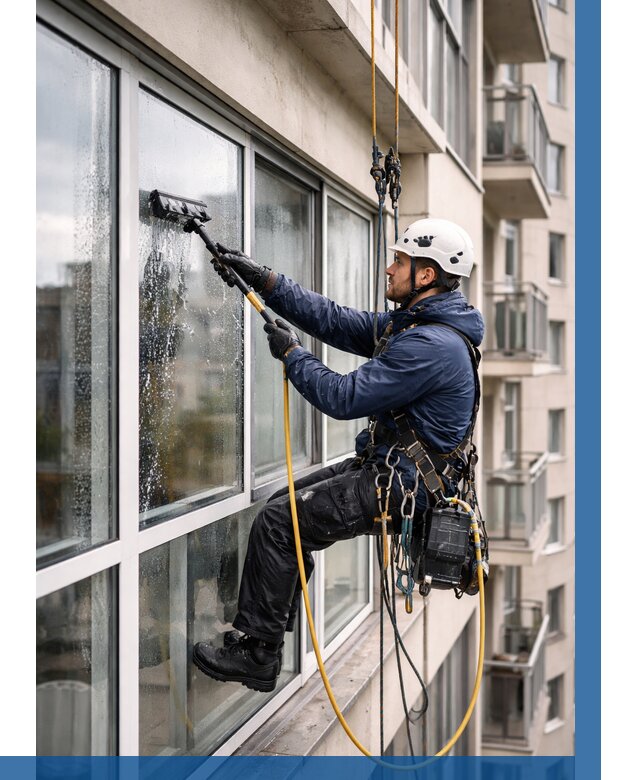 Мойка балконного остекления в Брянске от 3763 р. | ВЫСОТНИК-Бнк