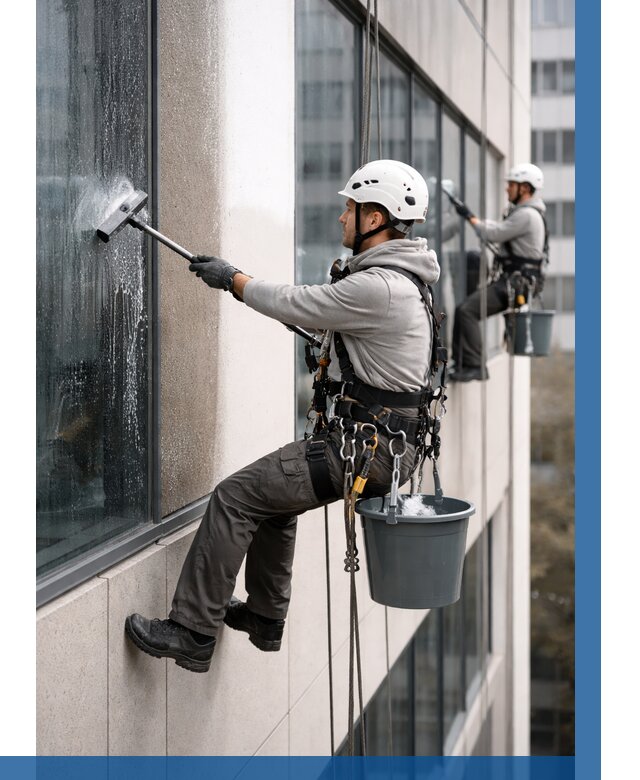 Мойка фасадов зданий в Брянске под ключ от 376 р. | ВЫСОТНИК-Бнк