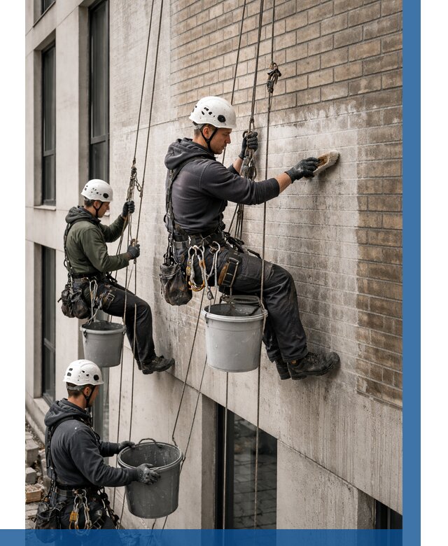 Удаление высолов с фасада в Брянске от 269 р. | ВЫСОТНИК-Бнк