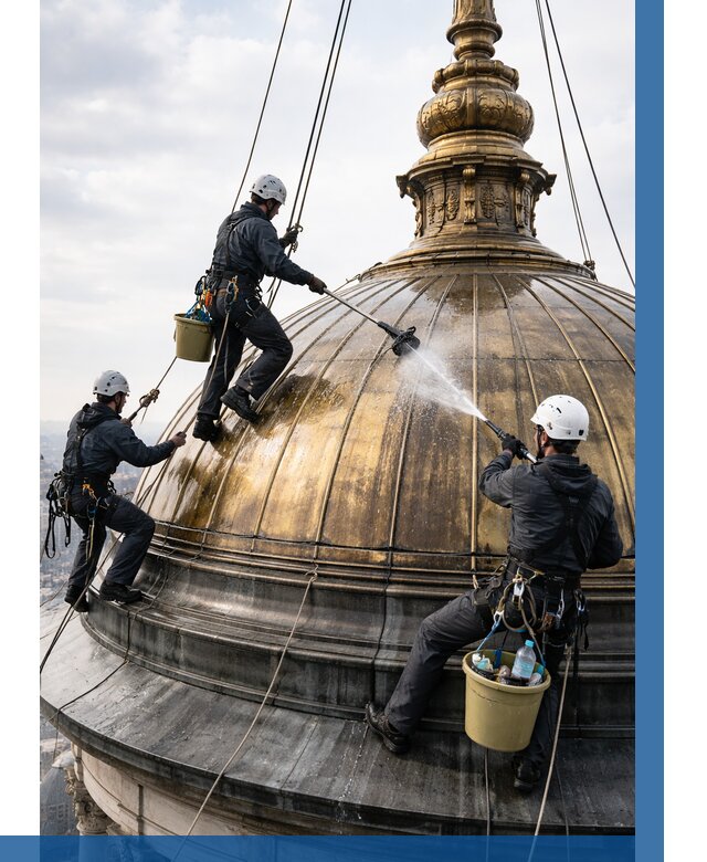 Мойка куполов и шпилей в Брянске от 8601 р. - заказать | ВЫСОТНИК-Бнк