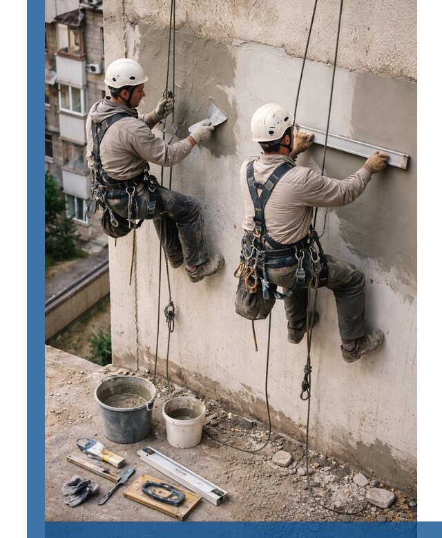 Комплексный ремонт штукатурного фасада с гарантией в Брянске