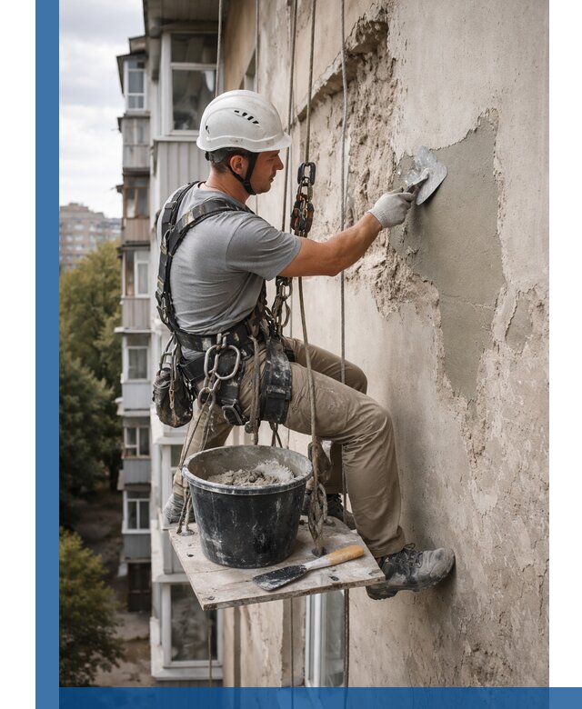 Восстановление фасадной штукатурки в Брянске с гарантией качества