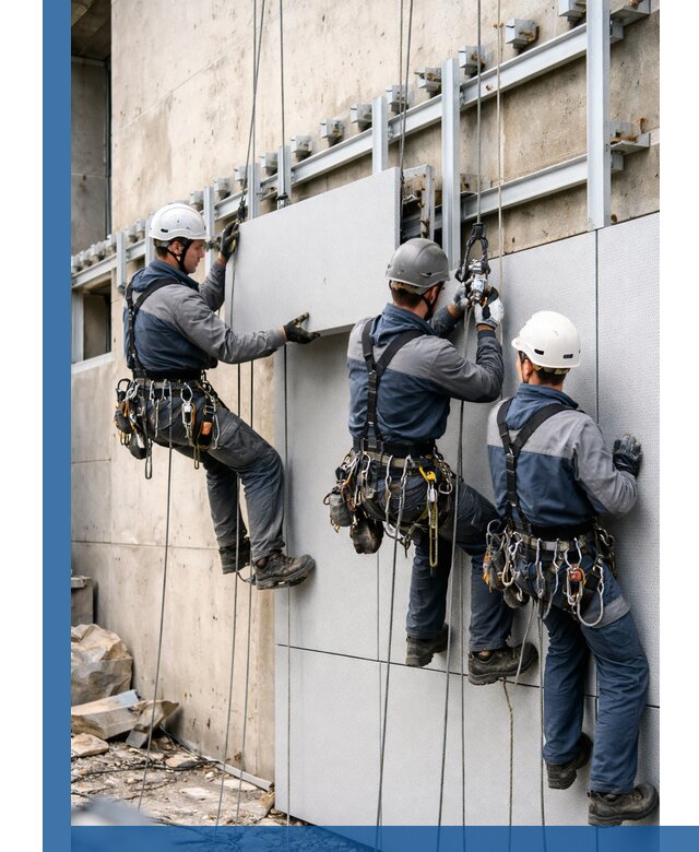 Монтаж вентилируемого фасада в Брянске под ключ с гарантией качества