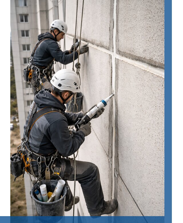 Герметизация межпанельных швов в Брянске от 753 р. | ВЫСОТНИК-Бнк