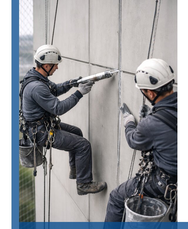 Первичная герметизация швов фасадов и кровель в Брянске