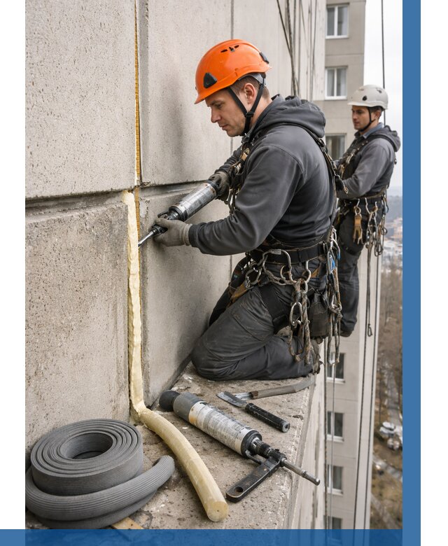 Теплый шов межпанельные швы в Брянске от 753 р. | ВЫСОТНИК-Бнк