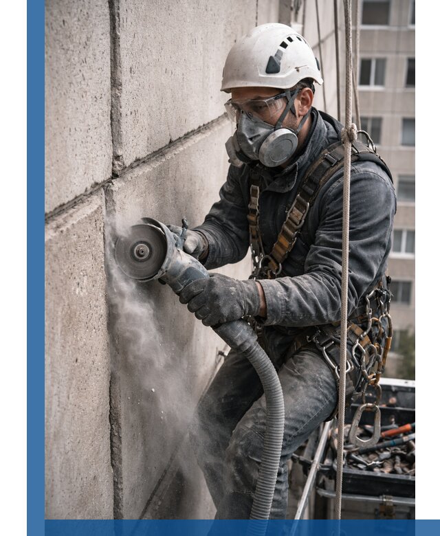 Штробление межпанельных швов в Брянске качественно и быстро