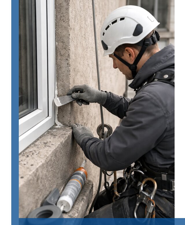 Герметизация монтажных швов окон в Брянске с гарантией качества