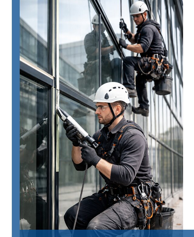 Герметизация витражных швов в Брянске для зданий и фасадов