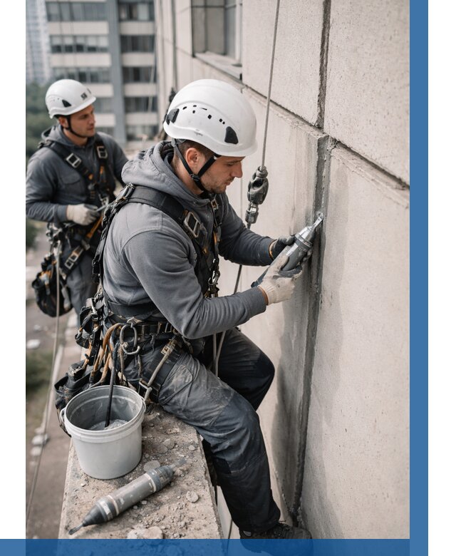 Ремонт деформационных швов здания в Брянске от 1075 р. | ВЫСОТНИК-Бнк