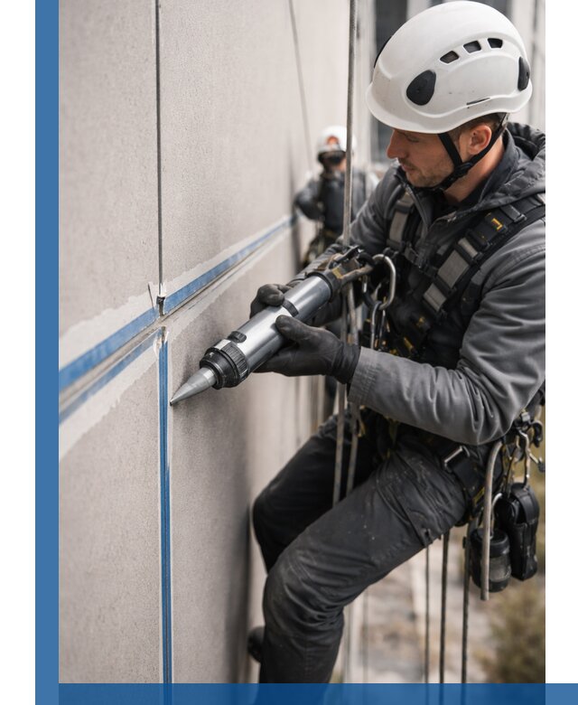 Герметизация стыков фасадных панелей в Брянске качественно и быстро