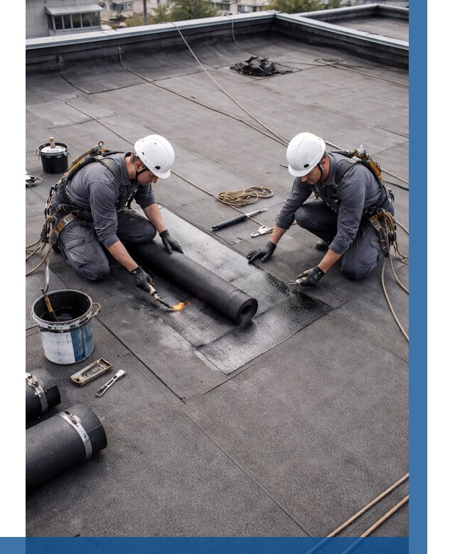 Ремонт мягкой кровли под ключ в Брянске от 753 р. | ВЫСОТНИК-Бнк