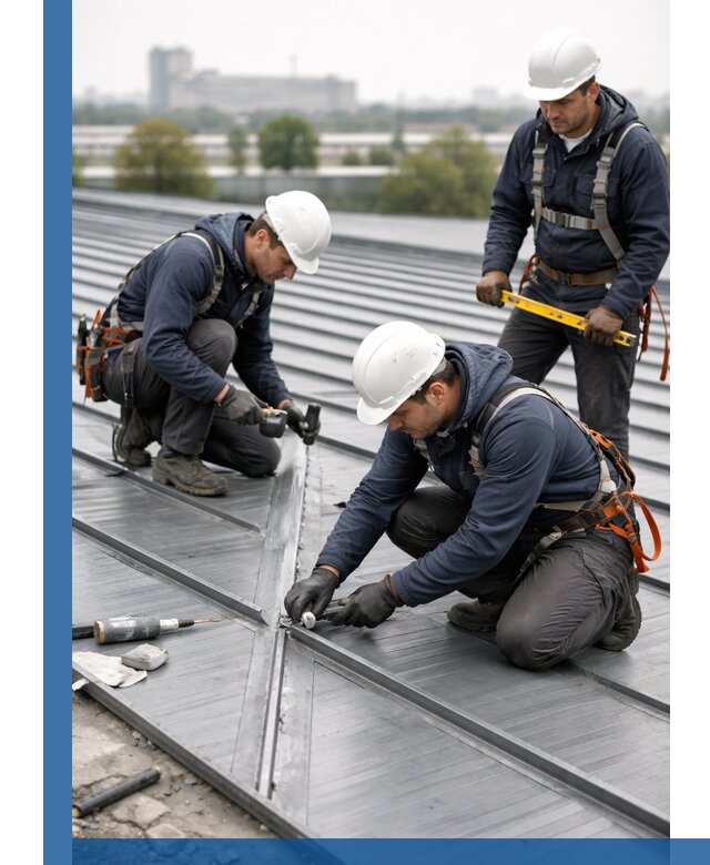 Ремонт фальцевой кровли в Брянске срочно и качественно