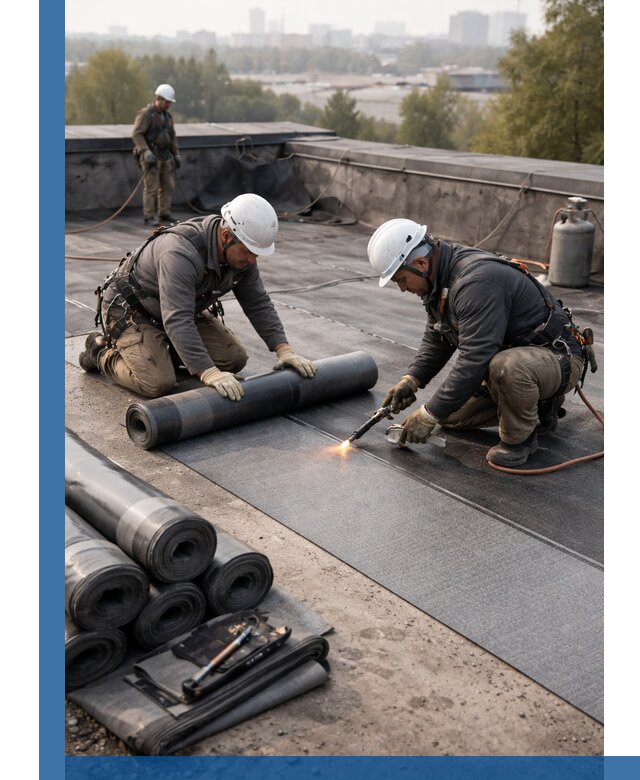 Монтаж мягкой кровли в Брянске профессионально и надежно