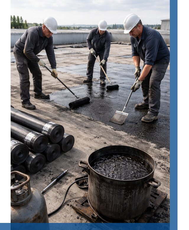 Гидроизоляция кровли мастикой в Брянске от 645 р. | ВЫСОТНИК-Бнк