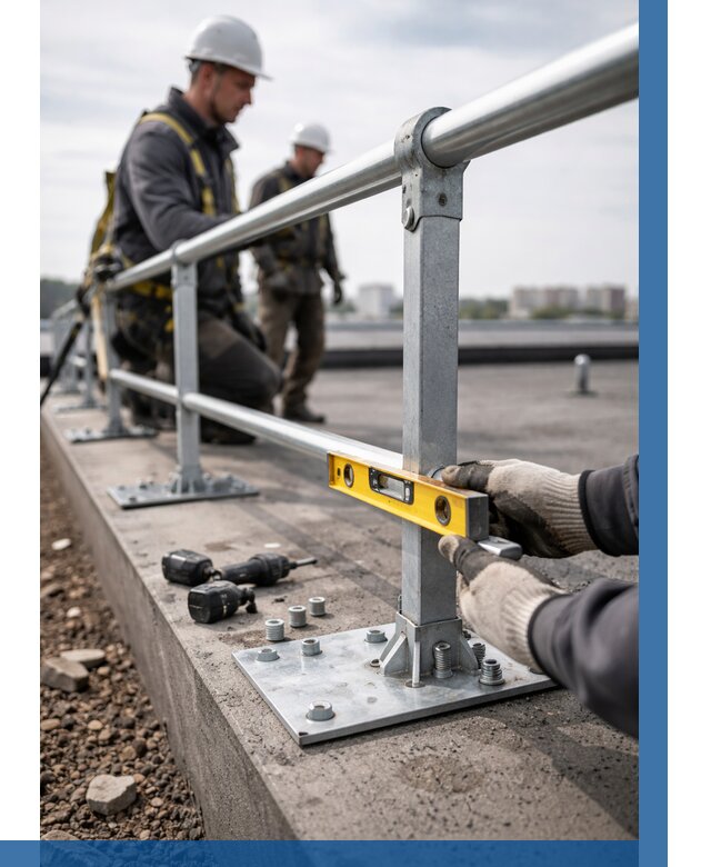 Монтаж кровельного ограждения в Брянске от 1290 р. | ВЫСОТНИК-Бнк