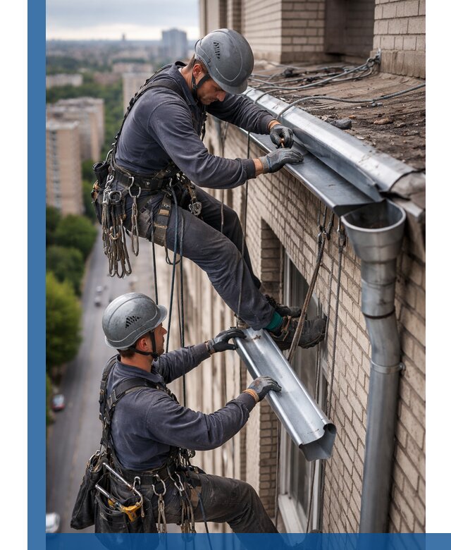 Ремонт водосточных желобов в Брянске, быстро и качественно