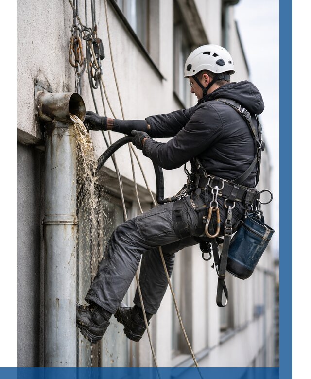 Прочистка водосточных труб в Брянске от 3763 р. | ВЫСОТНИК-Бнк