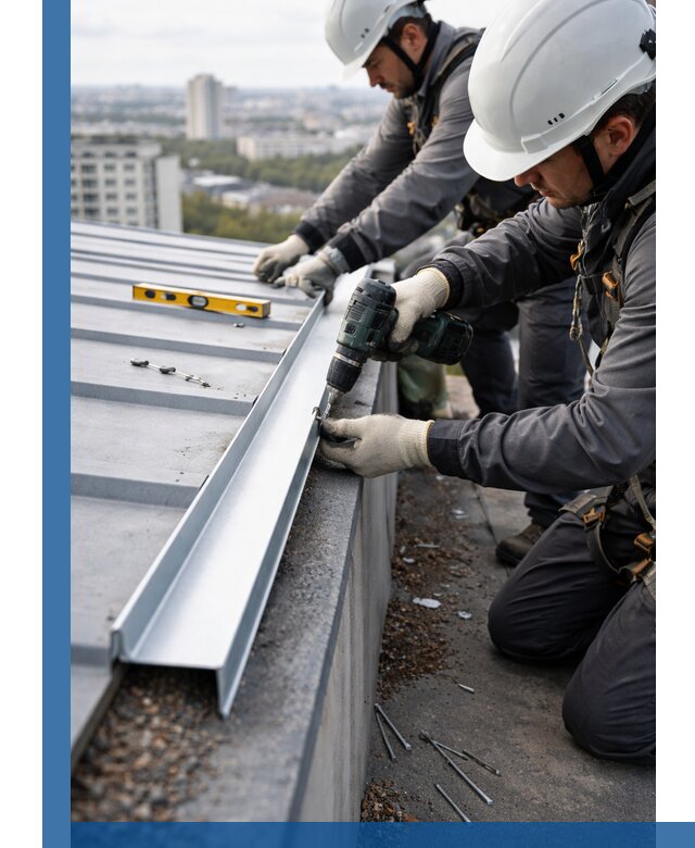 Монтаж капельника на кровле в Брянске с гарантией качества