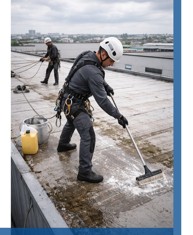 Очистка крыши по графику в Брянске от 8063 р. | ВЫСОТНИК-Бнк