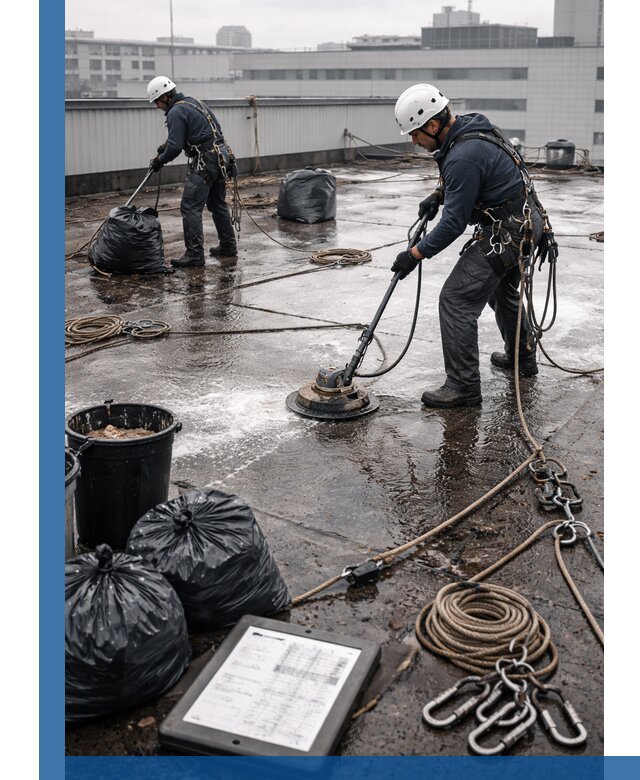 Плановая очистка кровли по графику в Брянске для безопасности