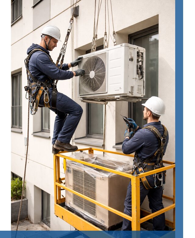 Демонтаж внешнего блока кондиционера в Брянске от 3763 р. | ВЫСОТНИК-Бнк