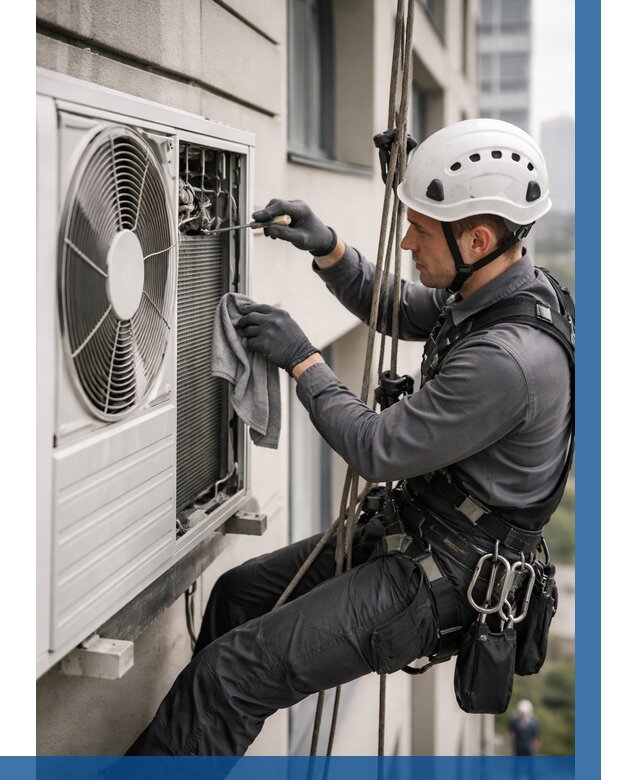 Обслуживание внешнего блока кондиционера в Брянске от 2903 р.ВЫСОТНИК-Бнк