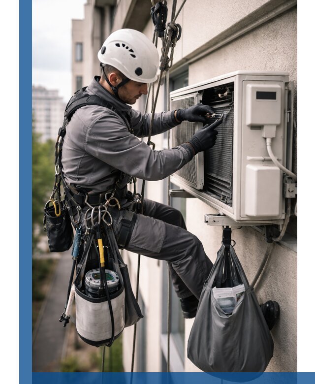 Обслуживание внешнего блока кондиционера в Брянске профессионально