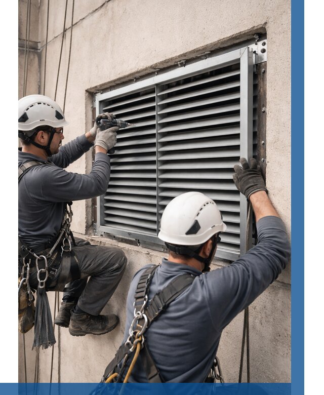 Монтаж вентиляционных решеток в Брянске от 4838 р. | ВЫСОТНИК-Бнк