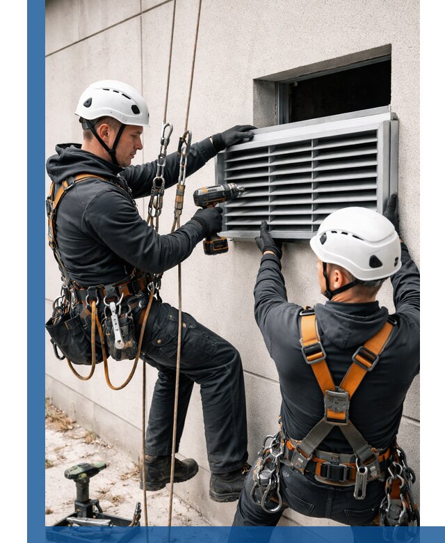 Монтаж вентиляционных решеток в Брянске профессиональный сервис