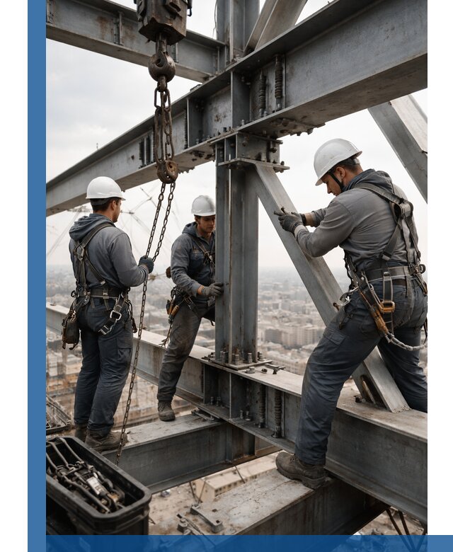 Профессиональный монтаж металлоконструкций на высоте в Брянске