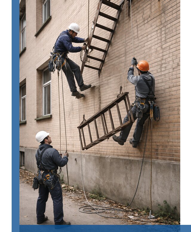 Демонтаж пожарной лестницы в Брянске быстро и безопасно