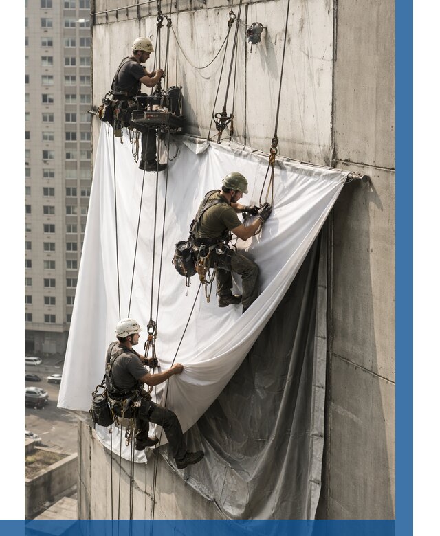 Замена баннерного полотна в Брянске от 6988 р. | ВЫСОТНИК-Бнк—заказать