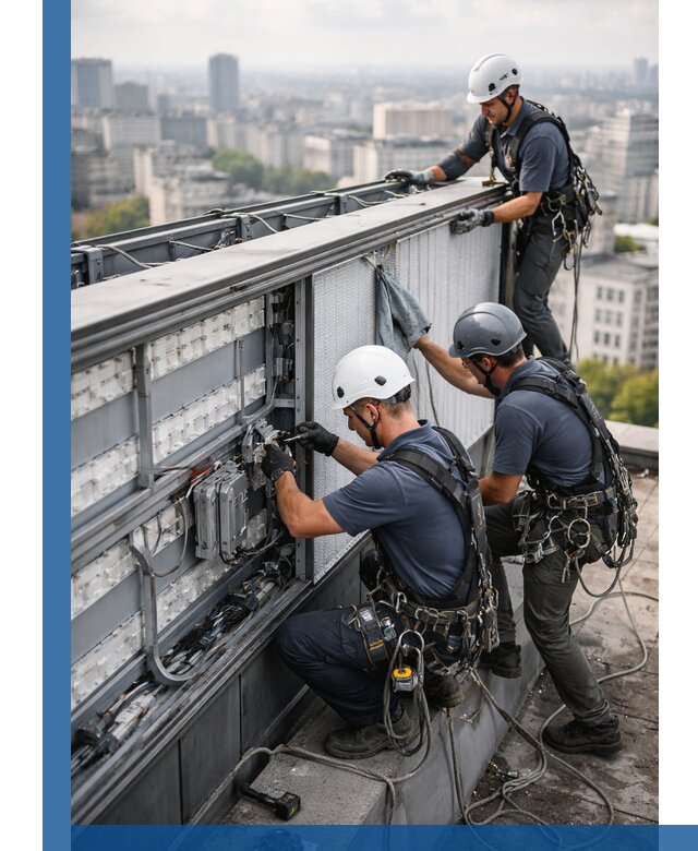 Профессиональное обслуживание крышной рекламы в Брянске под ключ