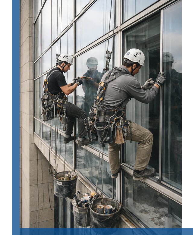 Ремонт витражных конструкций и фасадного остекления в Брянске