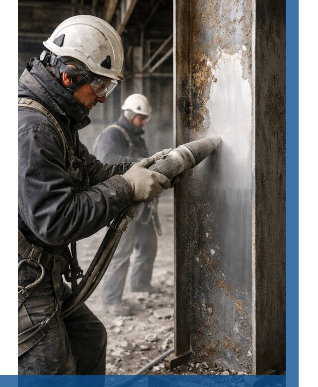 Удаление старой краски с металла в Брянске от 484 р. | ВЫСОТНИК-Бнк