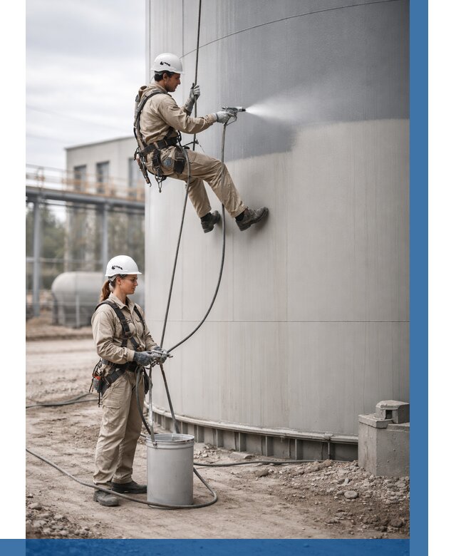 Покраска резервуаров в Брянске от 1290 р. | ВЫСОТНИК-Бнк — заказать