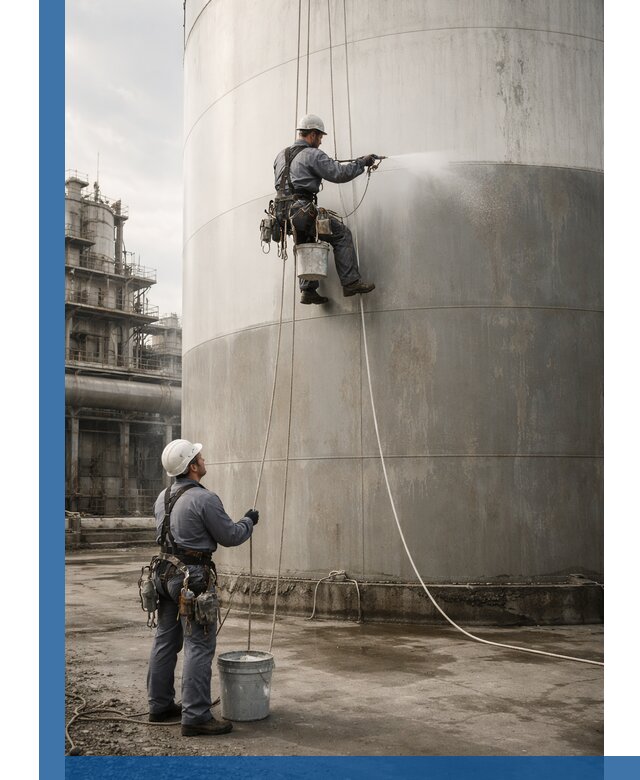 Покраска стальных резервуаров и емкостей в Брянске профессионально