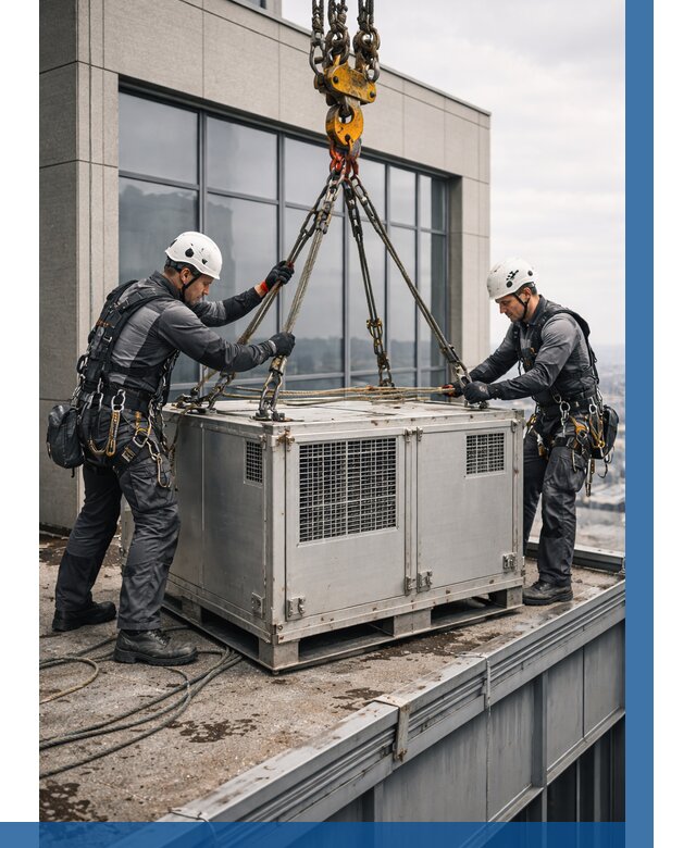 Такелажные работы на высоте в Брянске от 8601 р. | ВЫСОТНИК-Бнк