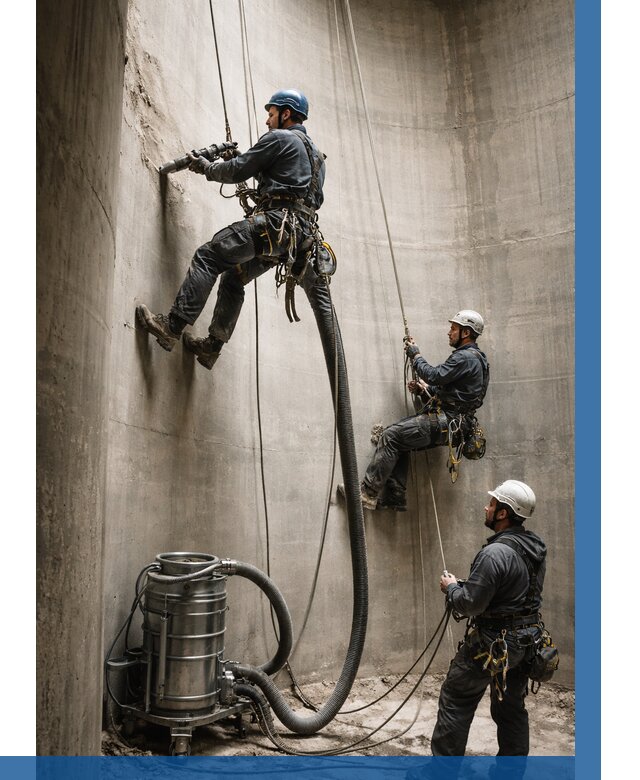 Зачистка силосов в Брянске от 4838 р. Договор и смета ВЫСОТНИК-Бнк