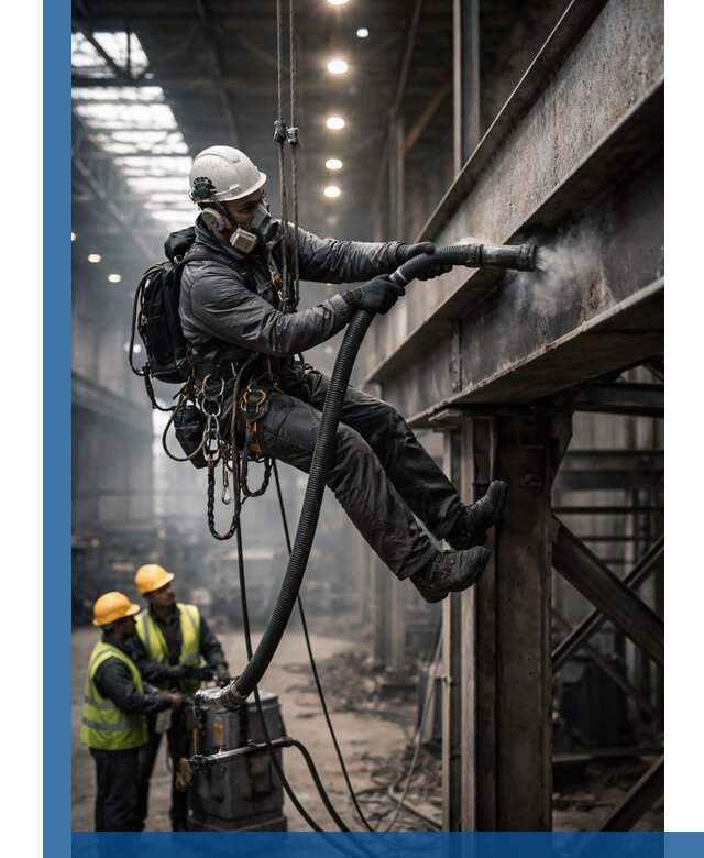 Обеспыливание конструкций в цехах промышленного производства в Брянске