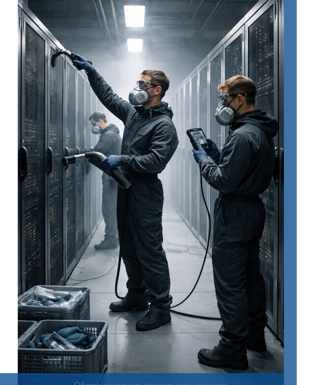 Обеспыливание серверной комнаты в Брянске от 4838 р. | ВЫСОТНИК-Бнк