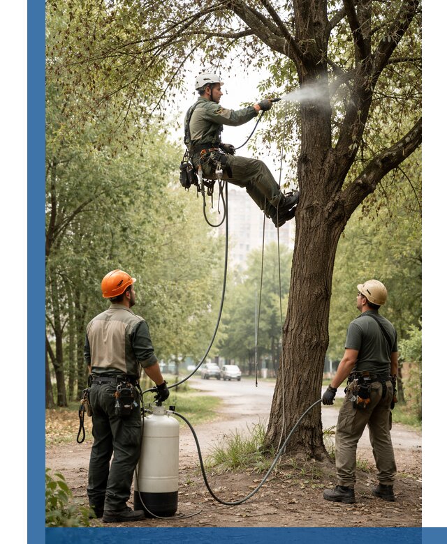 Обработка деревьев от вредителей в Брянске профессиональная защита