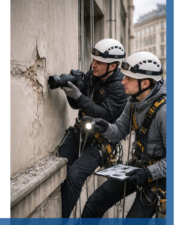 Фотофиксация дефектов фасада в Брянске от 4838 р. | ВЫСОТНИК-Бнк