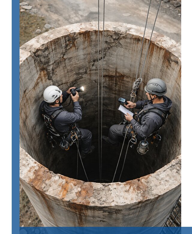 Обследование дымовой трубы: диагностика и оценка состояния в Брянске