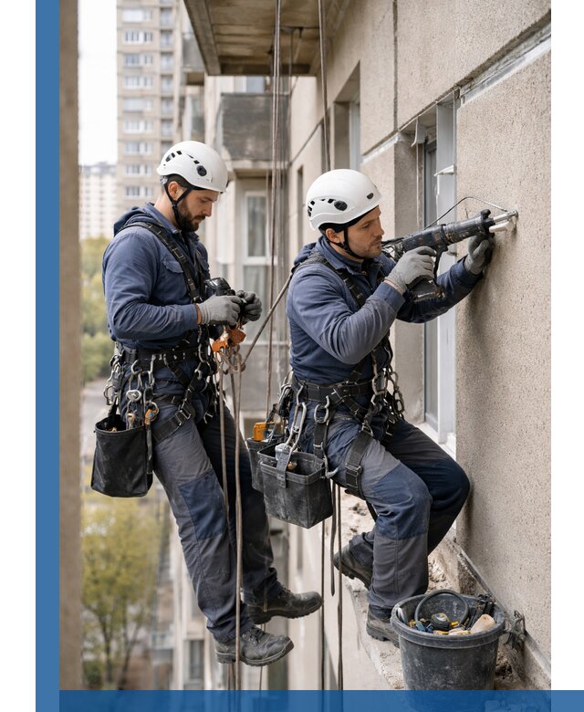 Промышленные альпинисты высотные работы и монтаж в Брянске